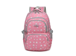 Mochila Com Estampa De Pata De Cachorro, Mochila Escolar Para Estudantes Do Ensino Fundamental Olysi Shop