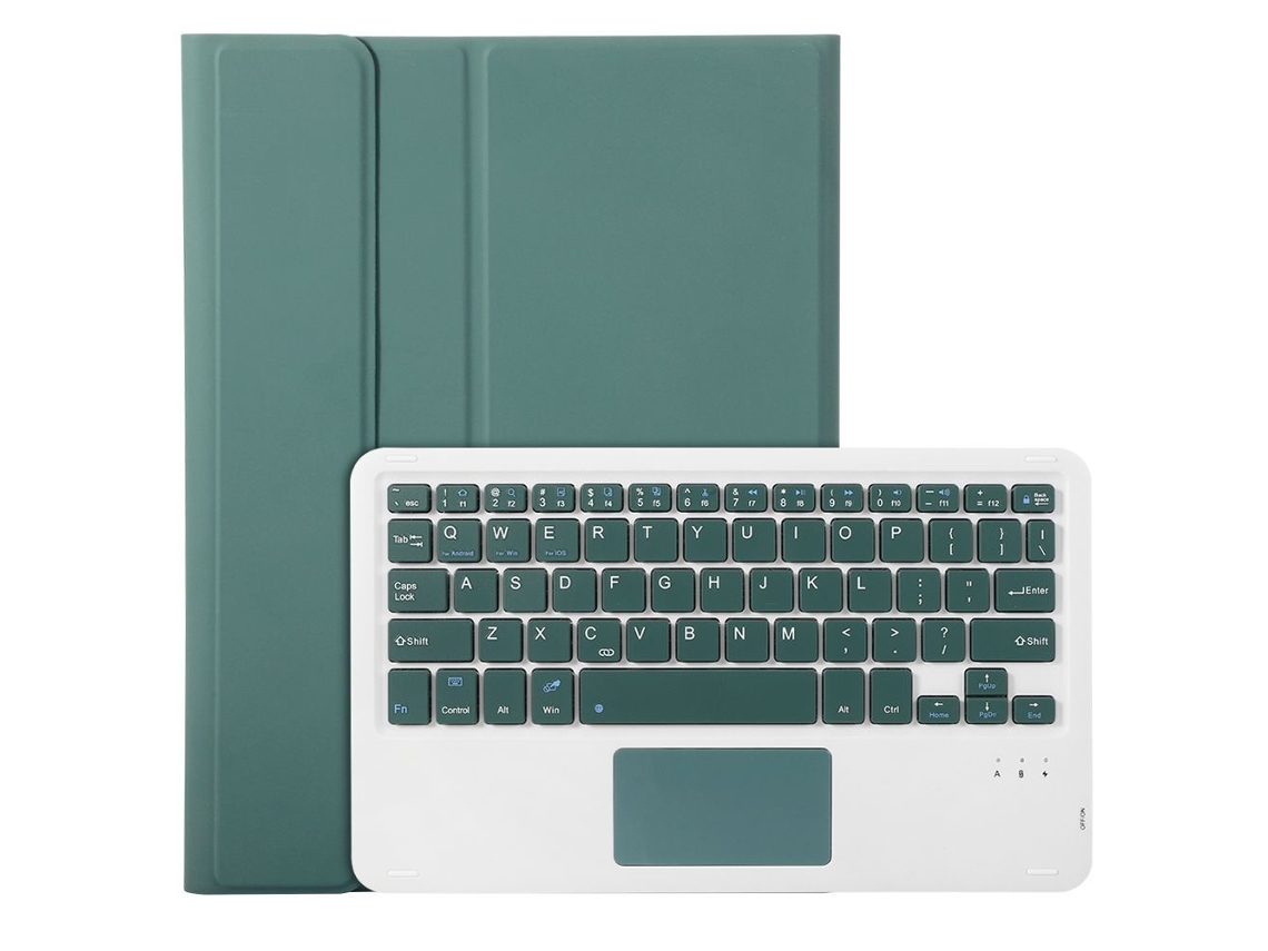 Capa Com Teclado Bluetooth Xiaomi Pad 7 11.2 Verde Escuro