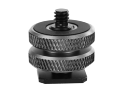 3/8" To 1/4" Inches Microphone Mount Screw To Flash Hot Shoe Mount Adapter LAXISCREED
