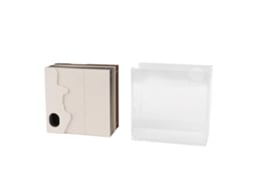 Bloco de Notas 3d Castelo de Papel com Luz Decoração Artesanal Memo Pad Presente Elegante | S/MARCA