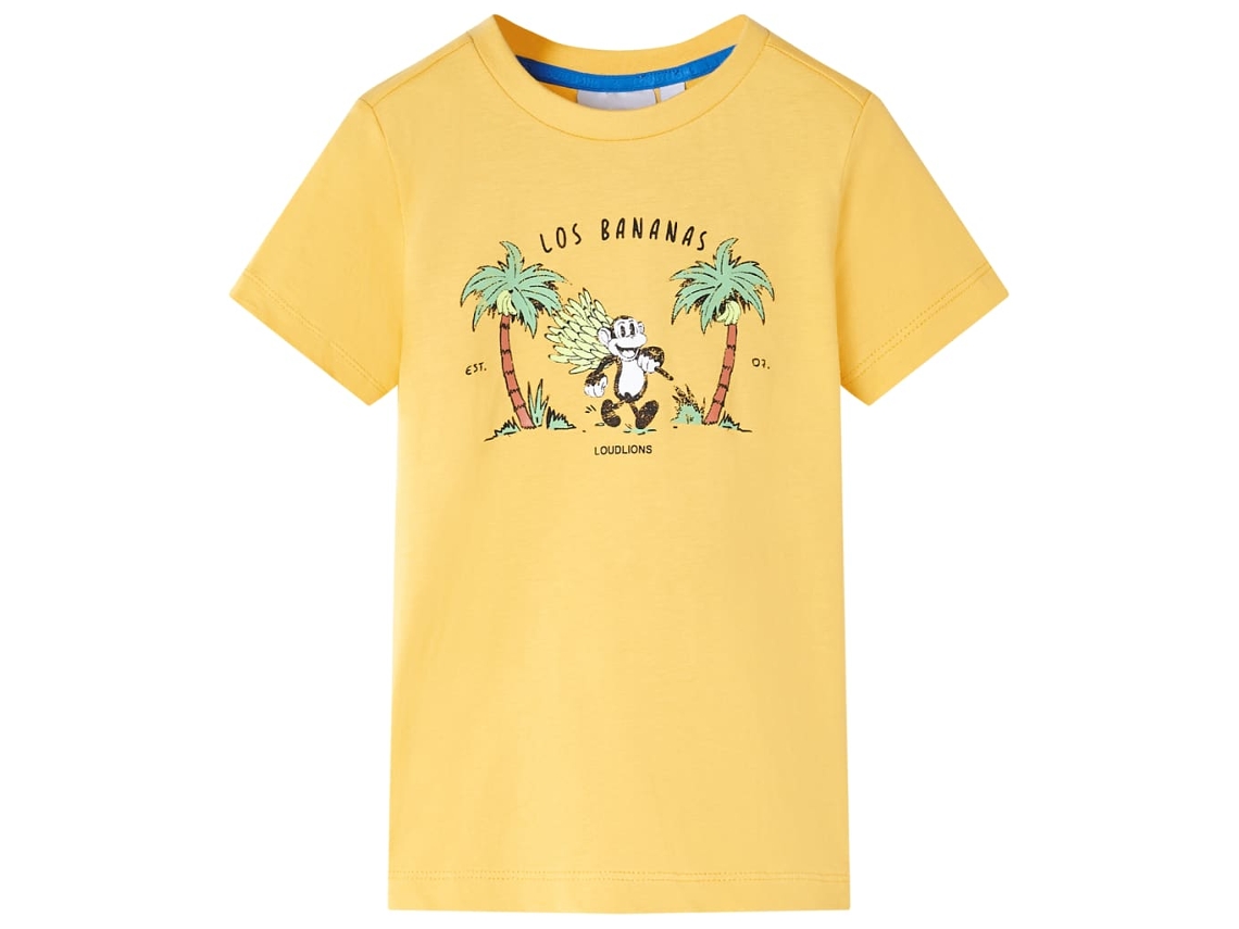 T-shirt Infantil Ocre-claro 92