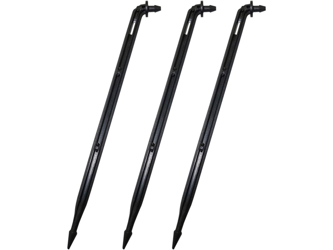 Kit de Irrigação Jardim com 60 Aspersores Pontas Farpadas em Formato Flecha Curva para Estufas e Outros