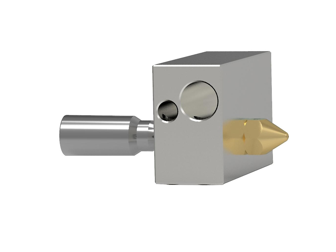 1 Conjunto De Kit De Extrusora Hotend Com Bico De 0,4 Mm V2 Para Impressora 3d Zortrax M200