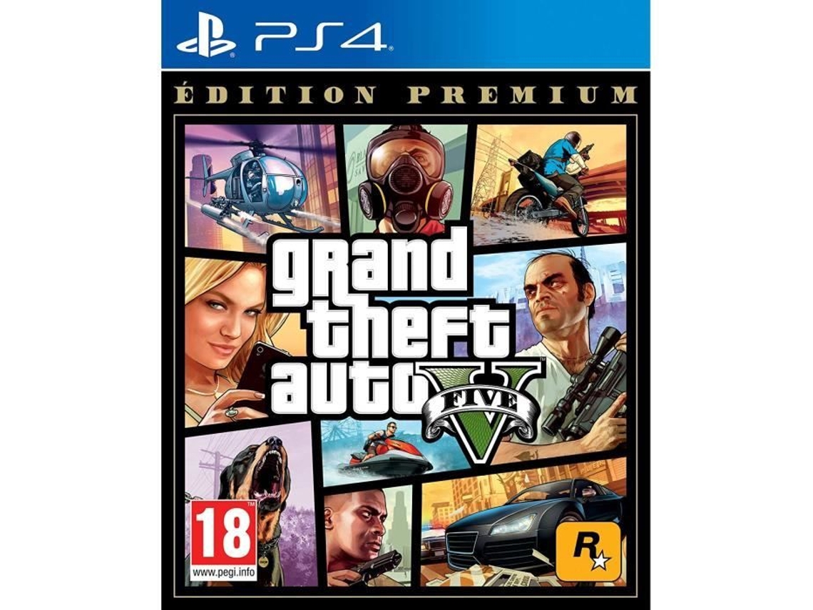 Jogo Ps4 Edição Premium Gta V