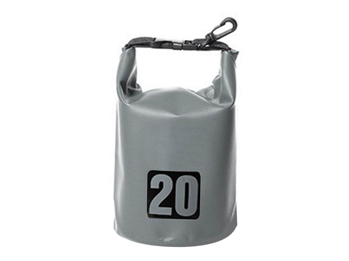 Mala Bucket Impermeável 20l Cinza para Camping