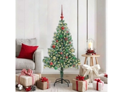 Vidaxl Árvore De Natal Artificial Coberta De Neve Com Luzes De Led