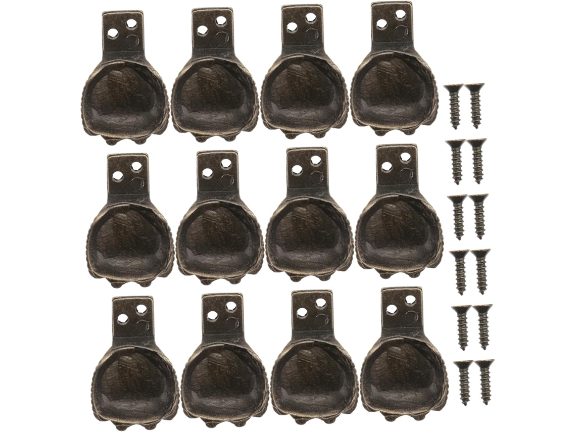 Base Para Móveis De Madeira Com Suporte E Elevação Altura, 12 Peças, Em Liga De Zinco, Com Formato De Pé Animal