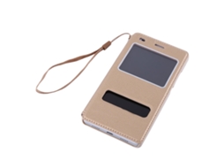 Capa para Huawei P8 Lite EOOCOO (flip Stand, Janela Dupla)