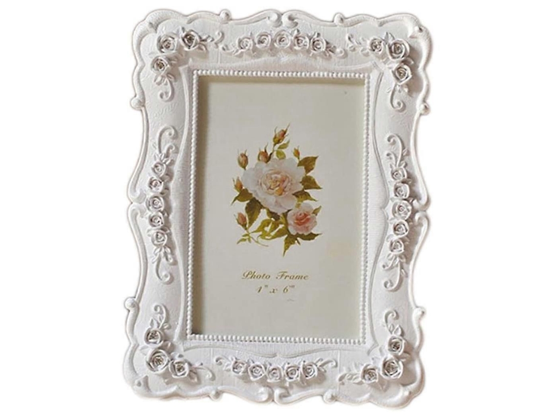 Porta-retrato Retrô Branco De 6 Polegadas, Para Decoração De Parede Em Casa