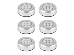 6 Pack Luzes Toque Sem Fios Led Adesivas para Armários Contadores RNEMITERY