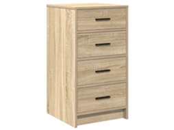 Conjunto 1 Armazenamento De Buffet Vidaxl Castanho Derivados De Madeira (40 X 41 X 75 Cm)