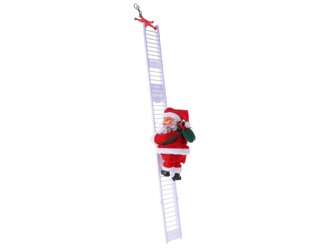 Brinquedo Elétrico De Escalada Com Pai Natal E Escada Para Crianças