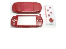 Chassi Carcaça Completa Psp 1000 Vermelho Oem