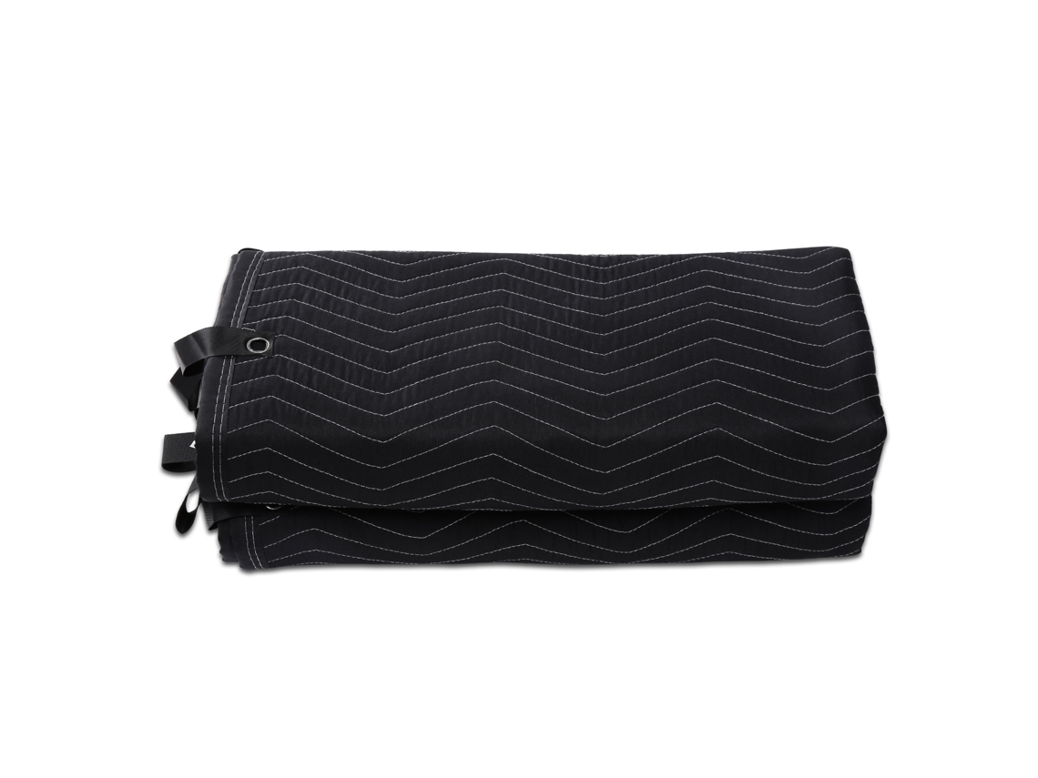 Manta de Amortecimento Som com Ilhós para Estúdio 2438x2032 Mm Isolante Acústica Grande Tecido Poliéster Absorção Bloquear Ruído Leve, Proteger Móveis