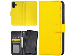 Capa Carteira/capa Amarela Para Iphone 17