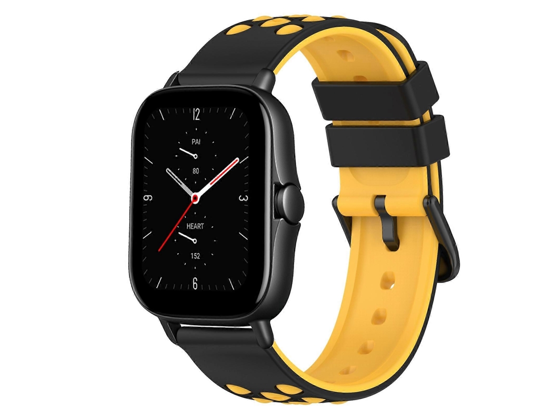 Pulseira De Silicone Bicolor De 20 Mm Para Amazfit Gts 2e