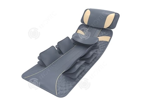 Inn Colchão Aquecedor 60x175cm Regulação De Temperatura 3 Níveis De Intensidade 5 Modos Tapete De Massagem Assento Massageador Shiatsu Vibração Minuto