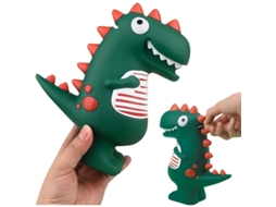 Caja De Dinero Dinosaurio T-rex Verde Original Para Niños Decoración De Habitación Regalo