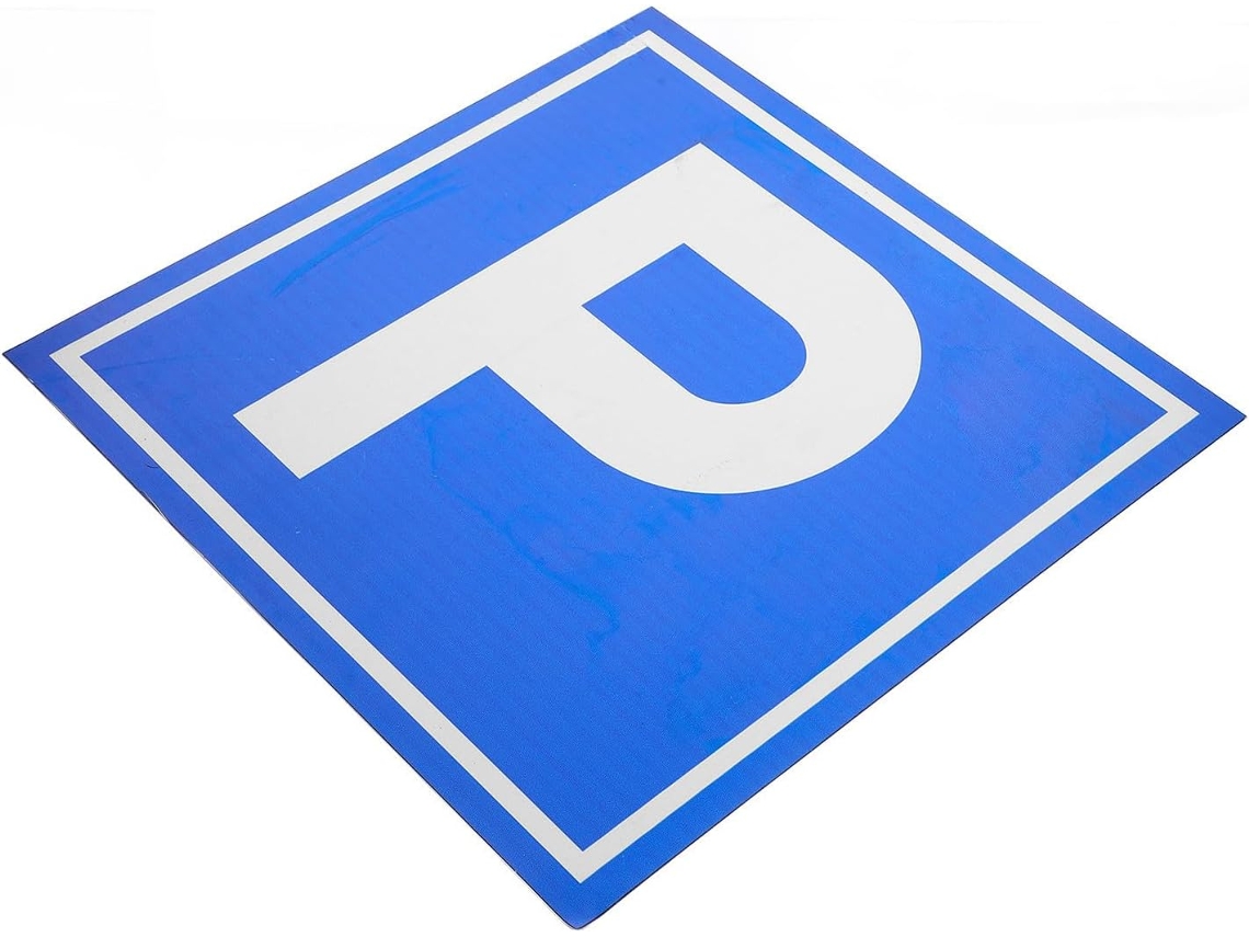 Sinalização De Estacionamento Com Visibilidade Reforçada Para Canteiro De Obras Em Liga De Alumínio.