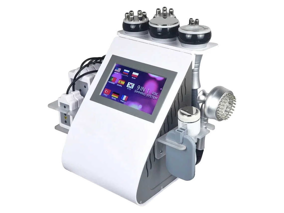 Máquina De Emagrecimento Corporal, Tecnologia De Cavitação, Tratamento De Rf Multipolar, 9 1 40k Oem
