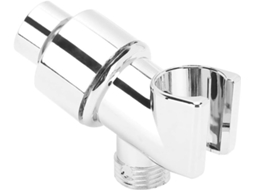 Suporte para Chuveiro Hyuduo em ABS Eletrogalvanizado, 80 x 60 x 35 mm, Adaptador T para Uso Doméstico em Banheiros