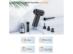 Handheld 4in1 Vacuum Cleaner Car Home Inflation Deflation Portable