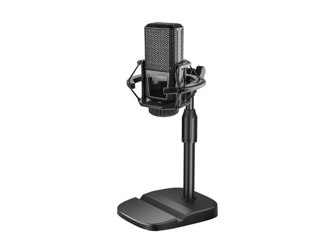 Suporte De Microfone De Mesa Ajustável Antiderrapante