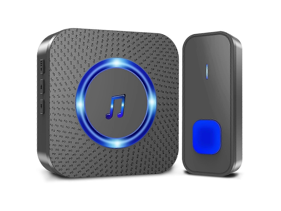 Campainha Sem Fio para Casa Inteligente para Idosos com Botão de Chamada e Música Hl. Brilvibera_ptg