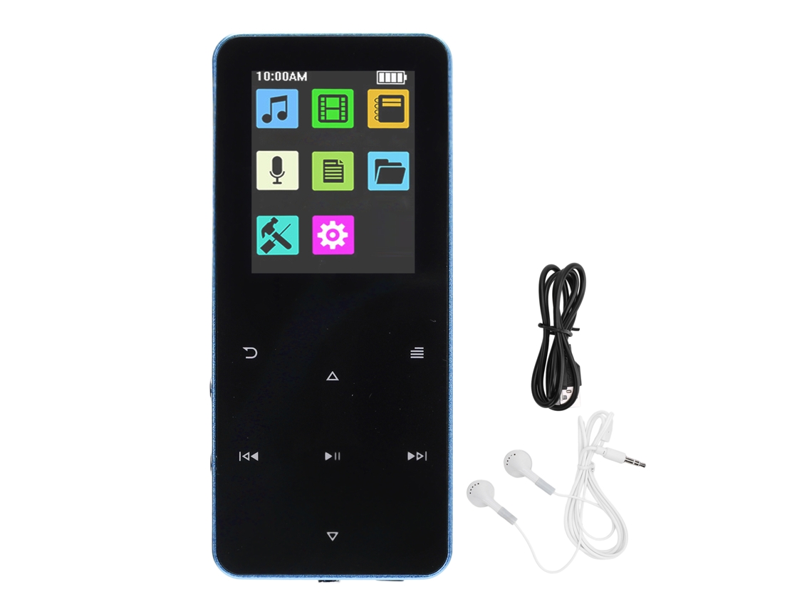 Mp3 Player EOOCOO com reprodução lossless, Tela Tática e Bluetooth