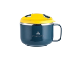 Rebe tazas de Fideos Ramen de Acero Inoxidable 304 Con Tapa Y Mango Cocina Portátil Anti fugas