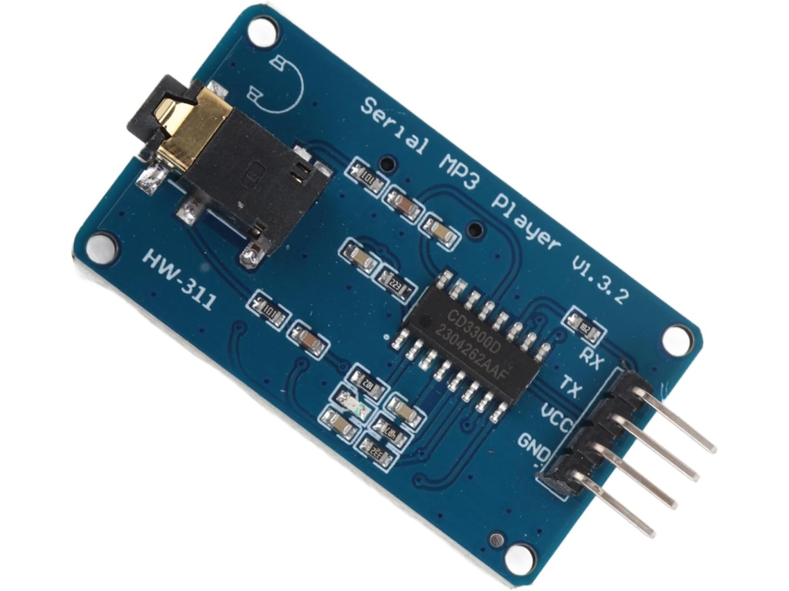 Módulo Reprodutor De Mp3 De Alto Desempenho Com Controle De Porta Serial