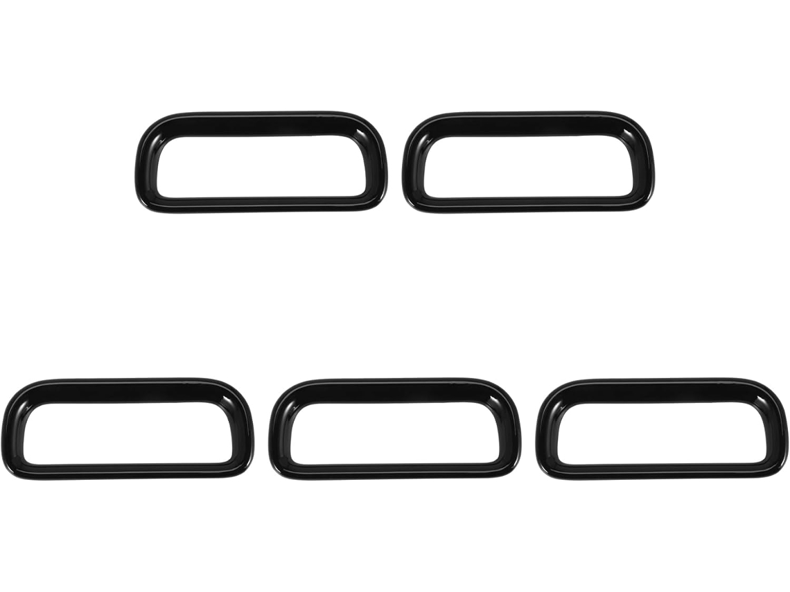 Conjunto De 5 Molduras Para Luzes Advertência Automotivas Vezel V 2021 2022-preto