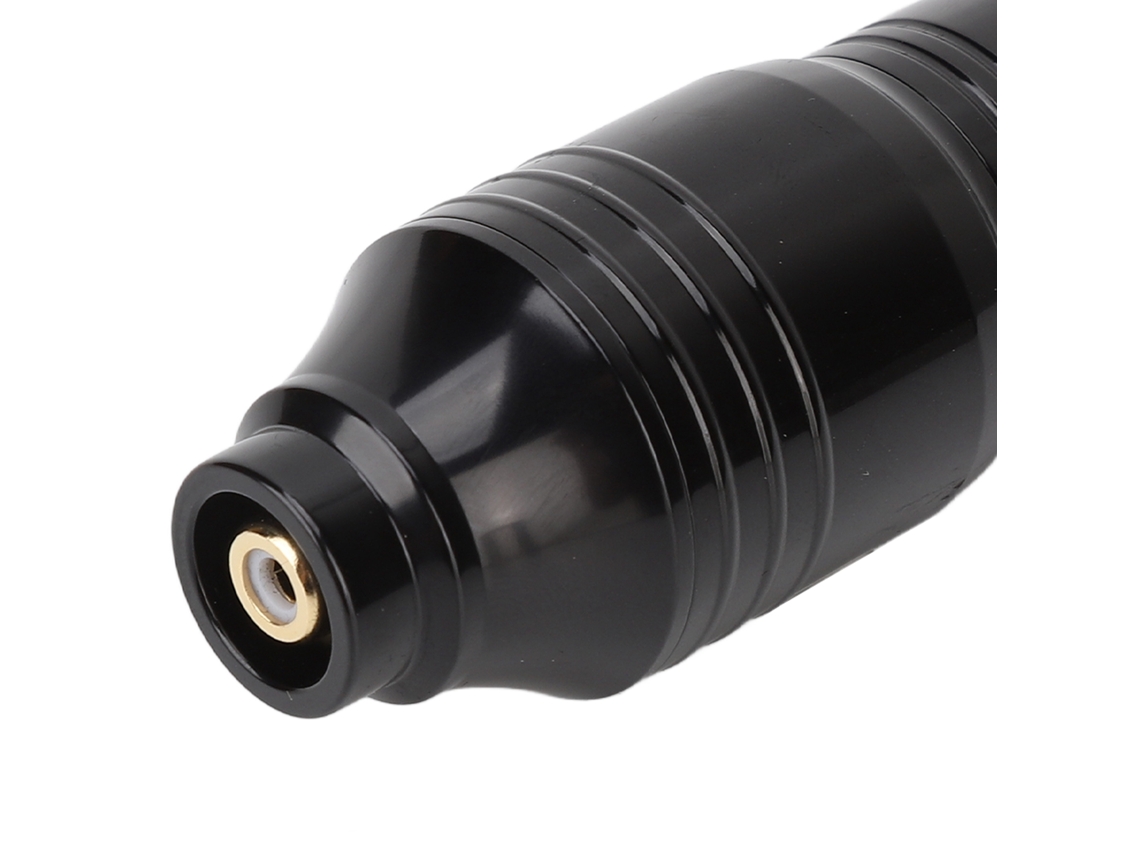 Caneta De Tatuagem Preta Com Motor De Alta Potência E Conector Rca + Eoocoo
