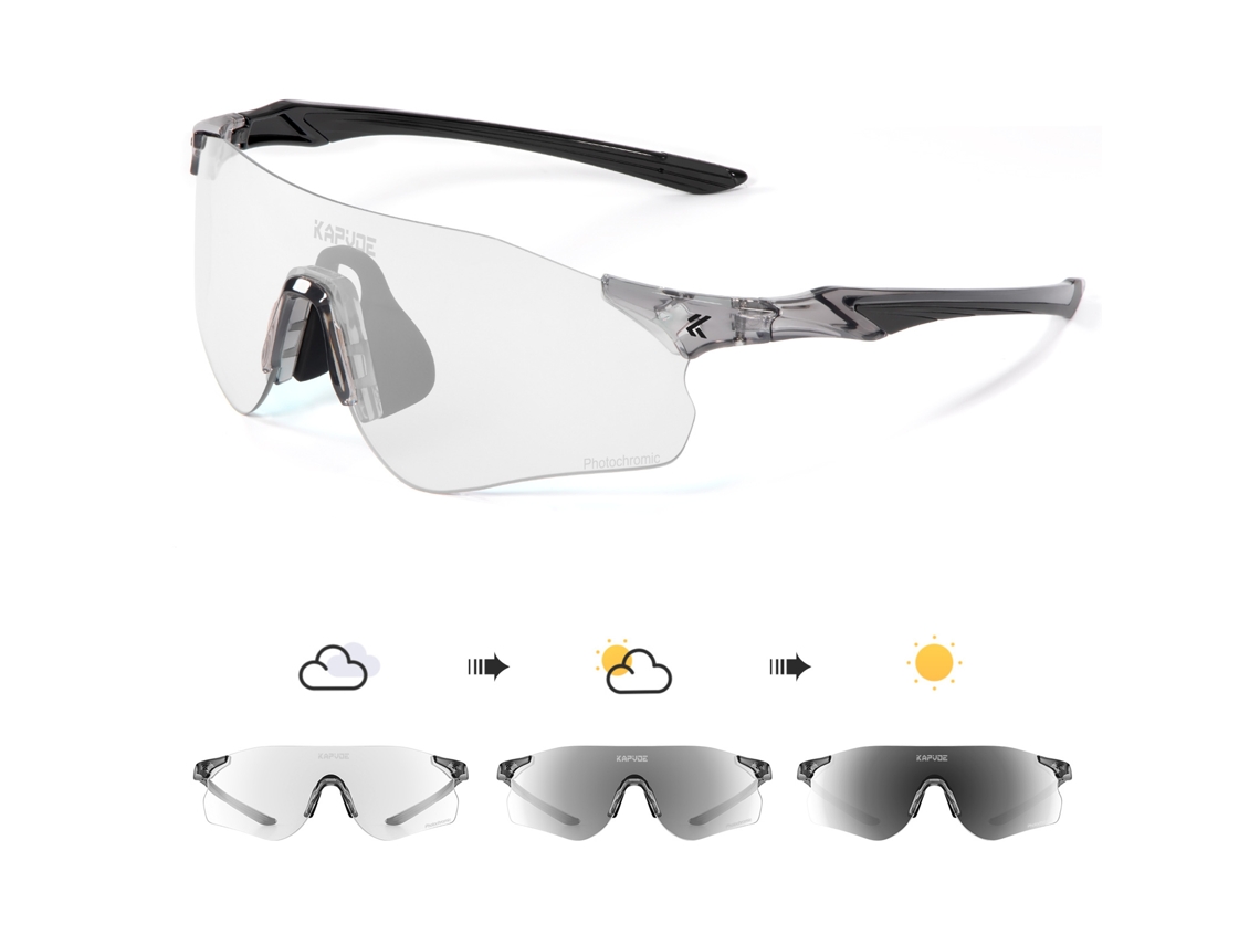 Óculos Fotocromáticos Para Corrida, Óculos De Ciclismo E Óculos De Sol Para Esportes Ao Ar Livre Para Homens.
