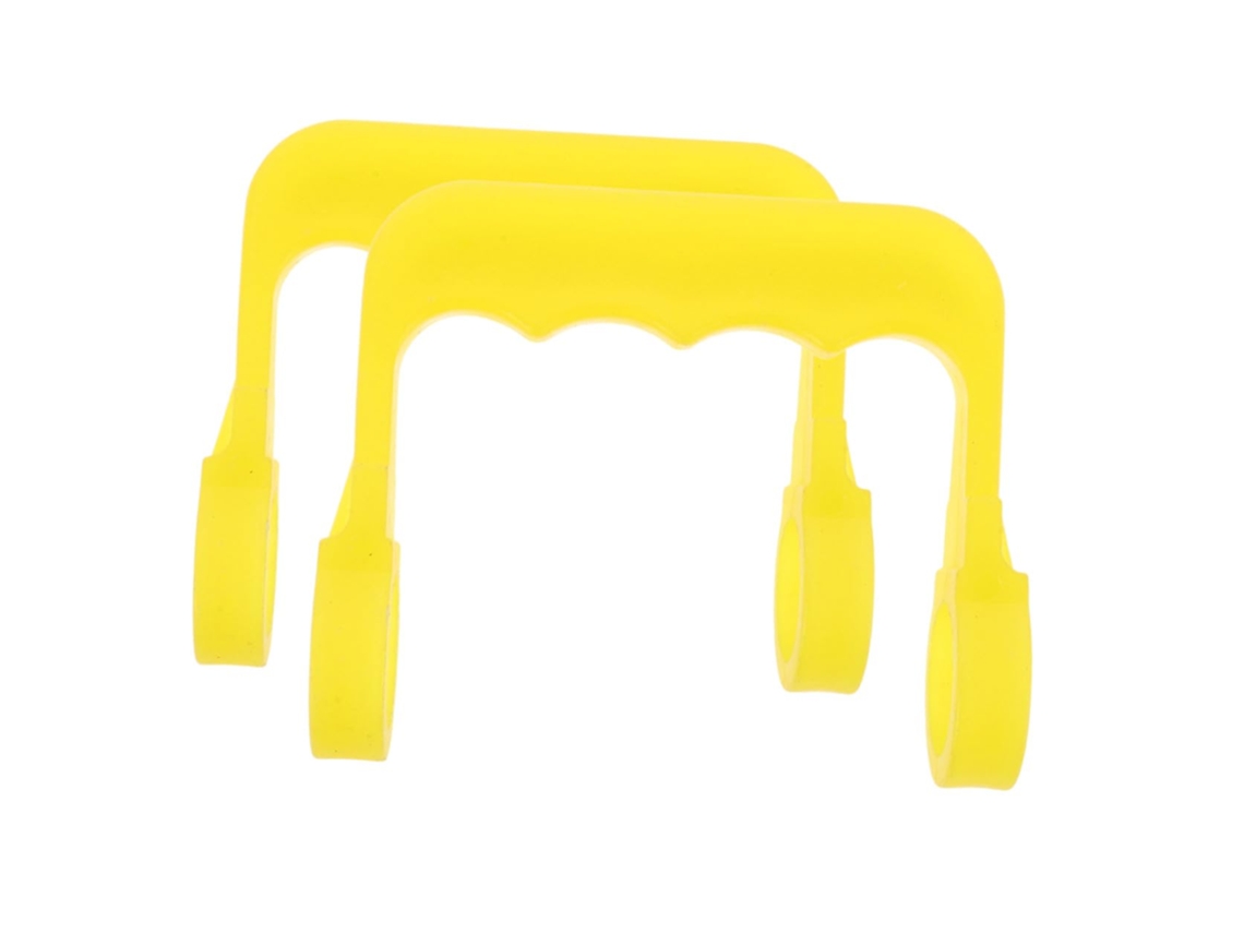 Alças Ergonômicas De Plástico Amarelo Para Macaco Hidráulico Horizontal