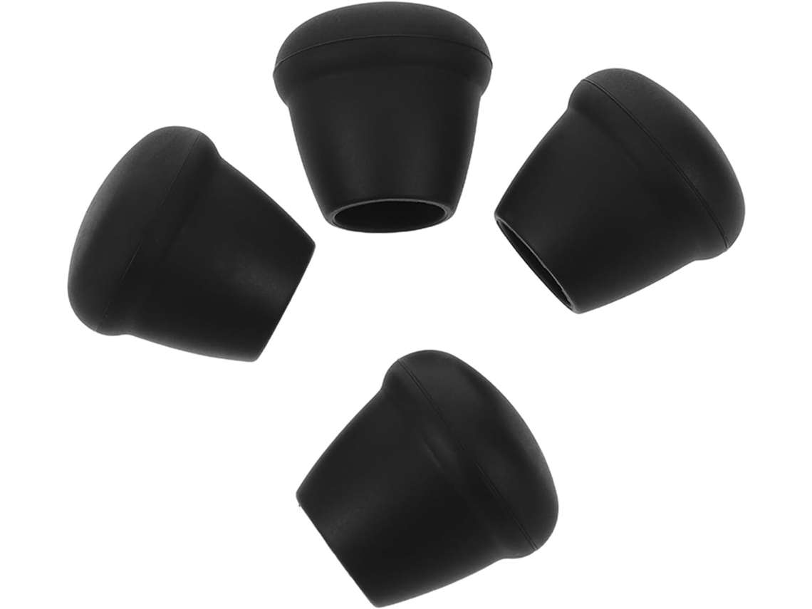 Conjunto De 4-protetores Pés Mesa, Ponteiras Antiderrapantes Para Pés De Móveis, Preto