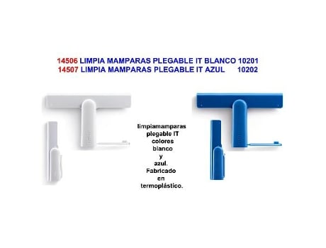 Limpia mamparas plegable it azul 10202 (caja 12 unidades)
