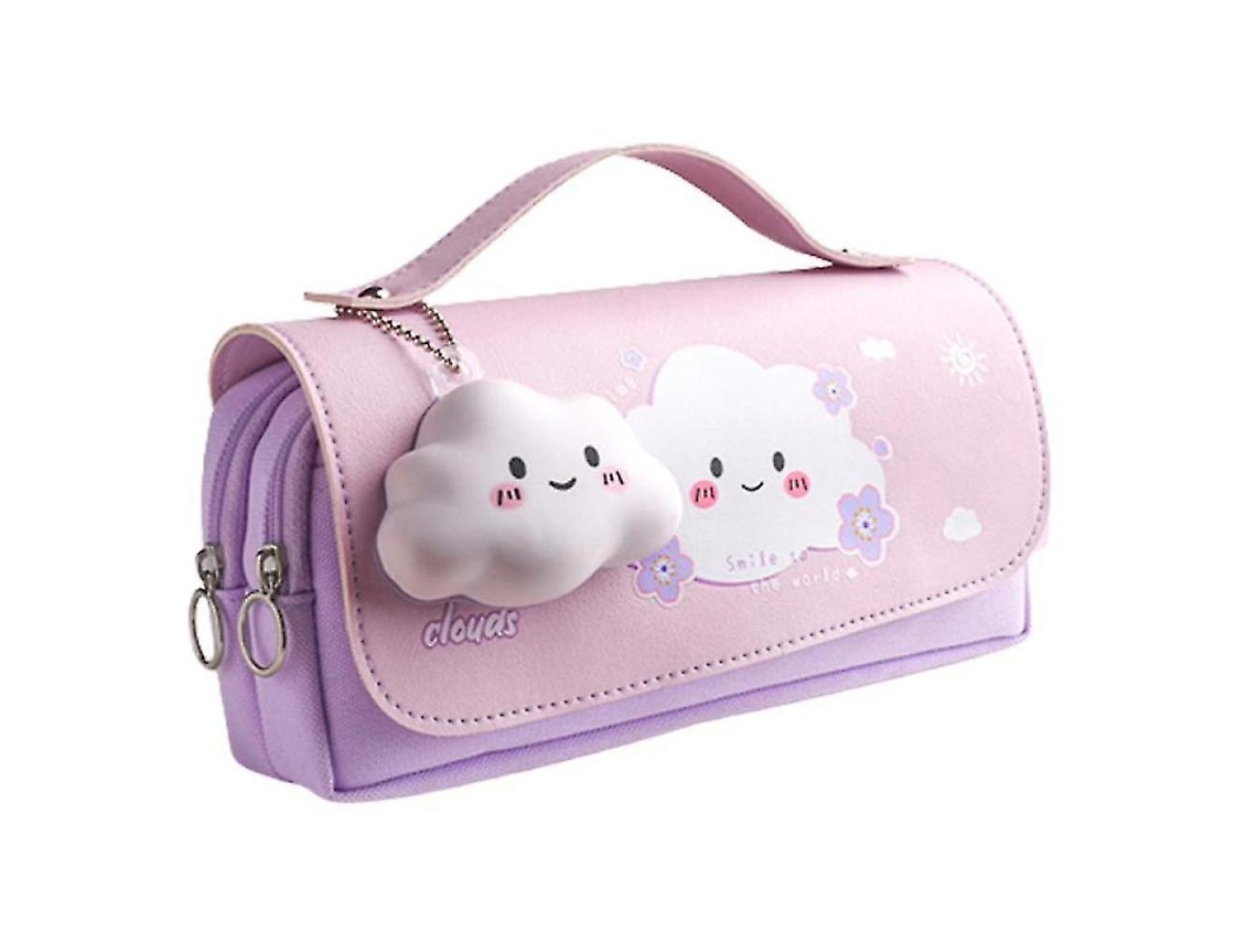 Estojo Para Lápis Com Capacidade Para Várias Lápis, Compatível Com Meninas, Fofo E Escolar bems