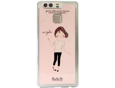 Capa LUCIA BE 2D Huawei P9 Rosa