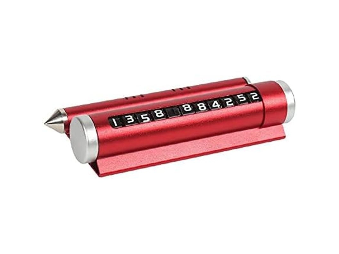 2026-martillo De Emergencia Temporal Multifunción Para Teléfono Móvil - Rojo