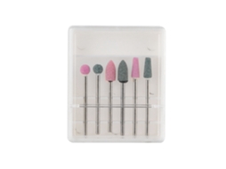 6pcs Conjunto De Brocas Para Furadeira De Unhas Ferramentas De Manicure E Pedicure Elétricas 01