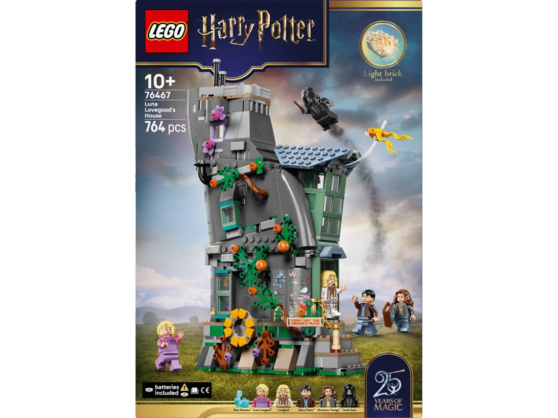 Lego® 76467 Harry Potter™ Casa Da Luna Lovegood – Casa Com Luz E Patrono