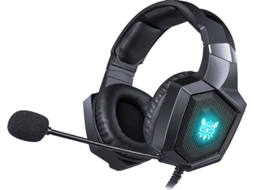 Auriculares com Fio ONIKUMA K8 (On Ear - Microfone - Noise Canceling - Preto)