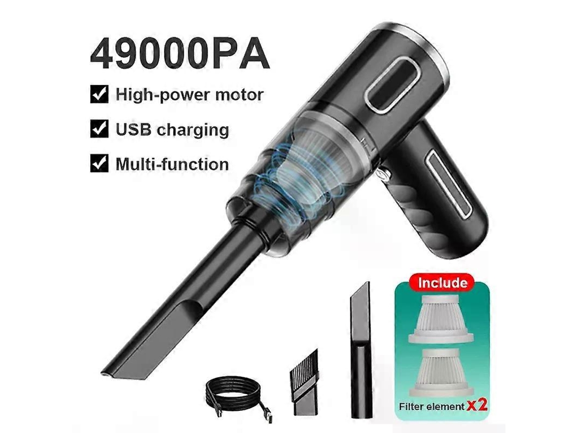 Aspirador De Pó Automotivo 49000pa Aspirador De Pó Portátil Sem Fio Aspirador De Pó Portátil Sem Fio Aspirador De Pó Doméstico Ca Aquaforge