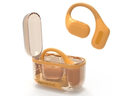 Auriculares Sem Fio Hifi Estéreo Display Led Bestvite Bluetooth Com Cancelamento De Ruído Laranja