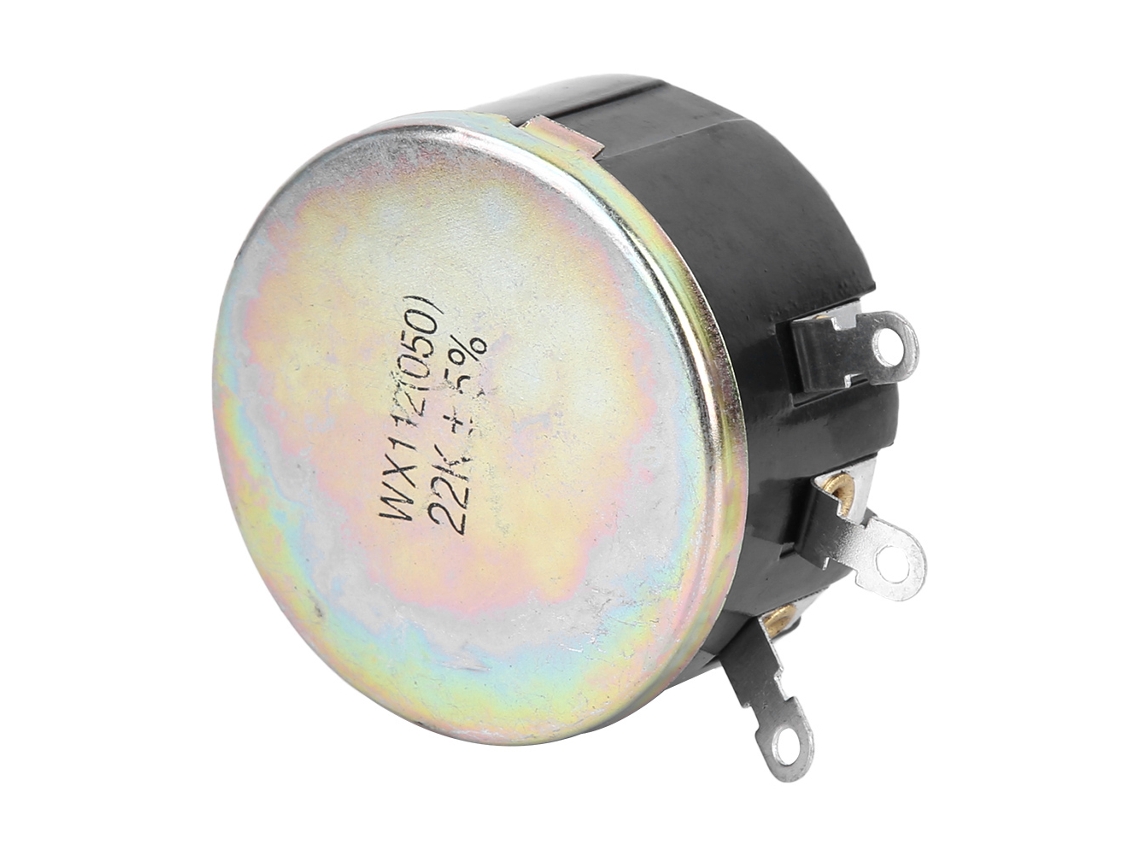 Laxiscreed Potenciômetro Rotativo 22k Com Rosca De Encaixe, 5w Para Controlo De Volume