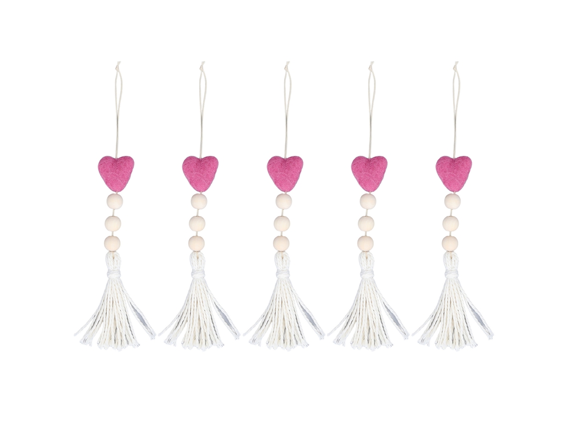 Chaveiro Tassel Coração Leve Presente Roxo Decoração