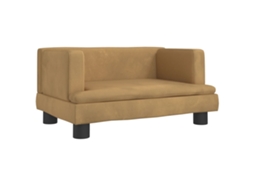 Kids Sofa, Kids Sofas Vidaxl Marrom Veludo (60 X 40 X 30 Cm)