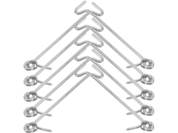 100-ganchos De Ferro Galvanizado Para Persianas Com Design Triangular, Resistentes E Estáveis, Ideais Para Segurança De