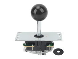 Joystick Arcade DIY com Mando de Luta, Peças de Reposição, Placa de Circuito com Cabeça de Bola Preto S/MARCA